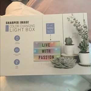 LED color changing light box